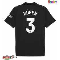 Camiseta Manchester City Ruben Dias #3 Visitante Equipación 2025-26 manga corta